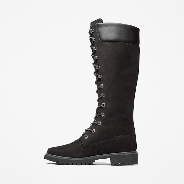 Timberland Premium 14-Inch Waterproof Boot Black Nubuck Women'S