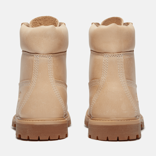 Timberland Premium 6-Inch Waterproof Boot Medium Beige Full-Grain Women'S