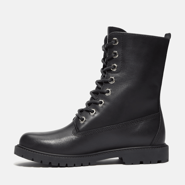 Timberland Premium 8-Inch Waterproof Boot Black Full-Grain Women'S