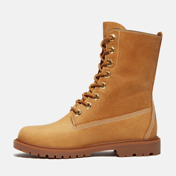Timberland Premium 8-Inch Waterproof Boot Wheat Full-Grain Women'S