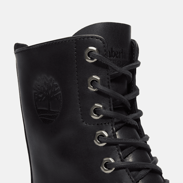 Timberland Premium 8-Inch Waterproof Boot Black Full-Grain Women'S