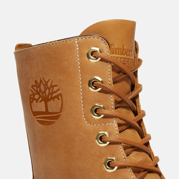 Timberland Premium 8-Inch Waterproof Boot Wheat Full-Grain Women'S