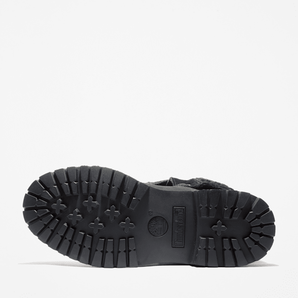 Timberland Warm-Lined Waterproof Roll-Top Boot Black Nubuck Women'S