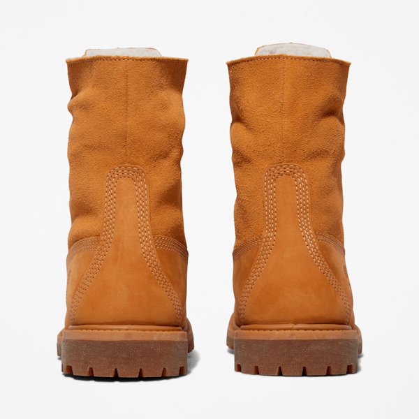 Timberland Warm-Lined Waterproof Roll-Top Boot Wheat Nubuck Women'S