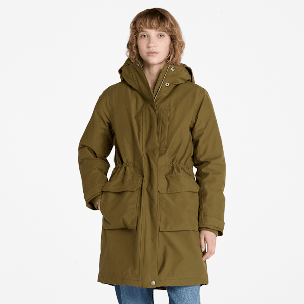 Timberland Waterproof Parka Dark Olive Women'S