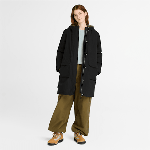 Timberland Waterproof Parka Black Women'S
