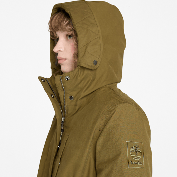 Timberland Waterproof Parka Dark Olive Women'S