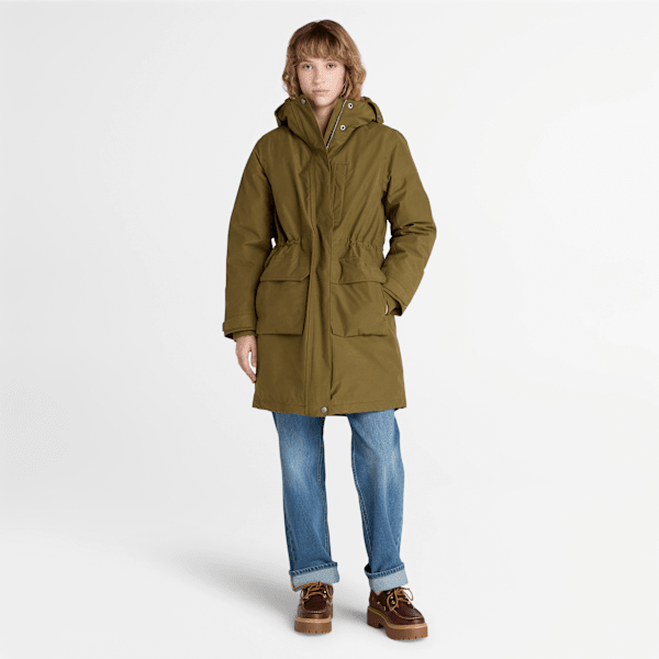 Timberland Waterproof Parka Dark Olive Women'S