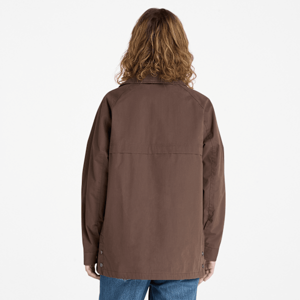 Timberland Wenham Waterproof Barn Coat Chocolate Brown Women'S