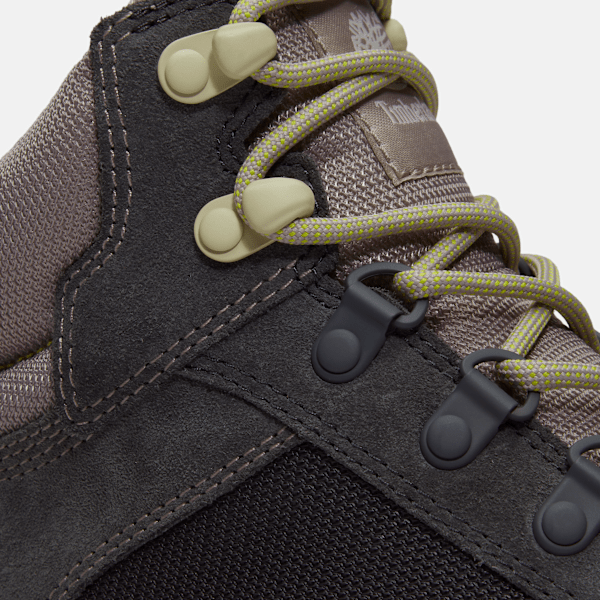 Timberland White Ledge Mid Waterproof Hiking Boot Dark Grey Suede Women'S