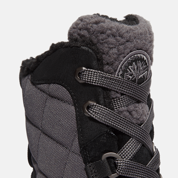 Timberland White Ledge Tall Waterproof Snow Boot Black Suede Women'S
