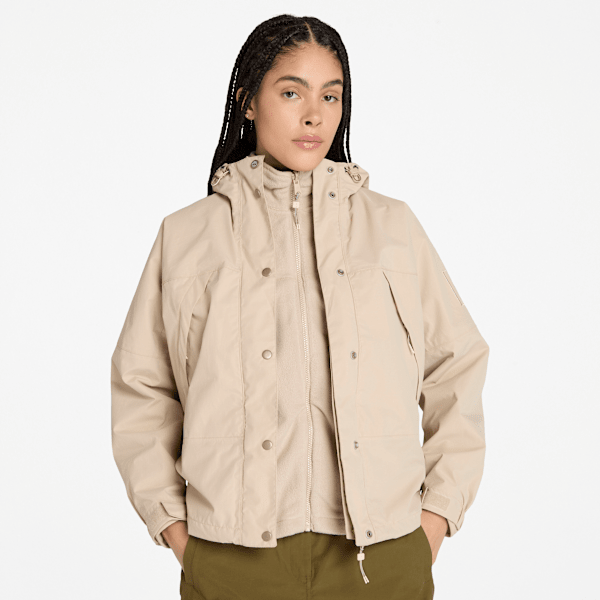 Timberland Winnick Waterproof 3-In-1 Jacket Beige Women'S