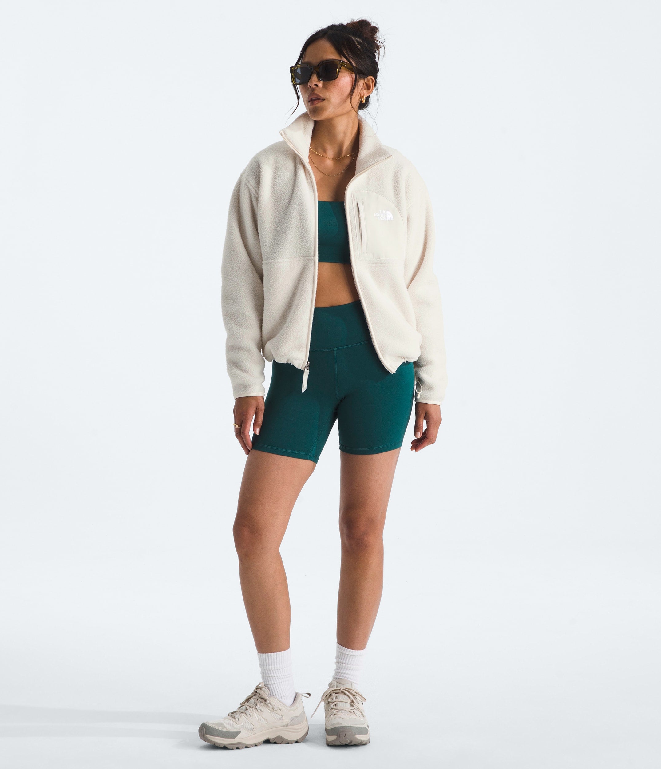 The North Face Women’s Yumiori Off Peak Full-Zip Jacket White Dune