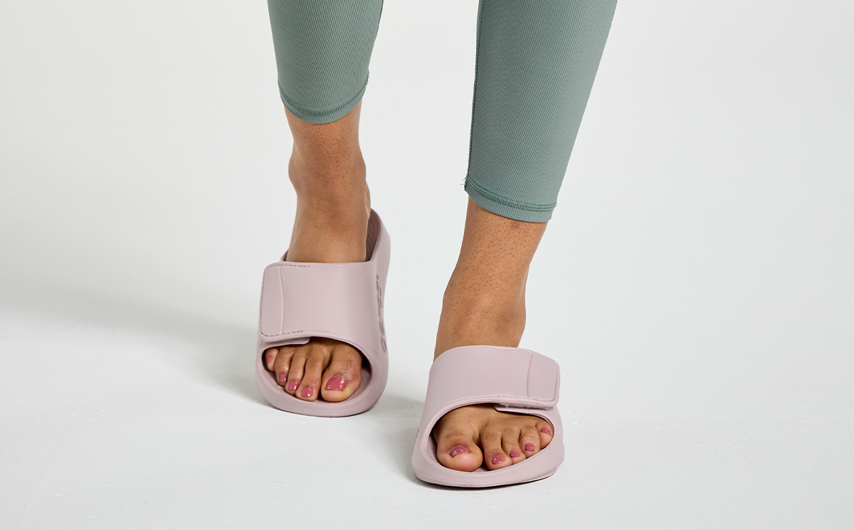 Oofos Women's Sport Flex Slide Stardust