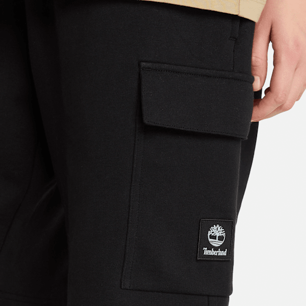 Timberland Woven Badge Cargo Sweatshort Black