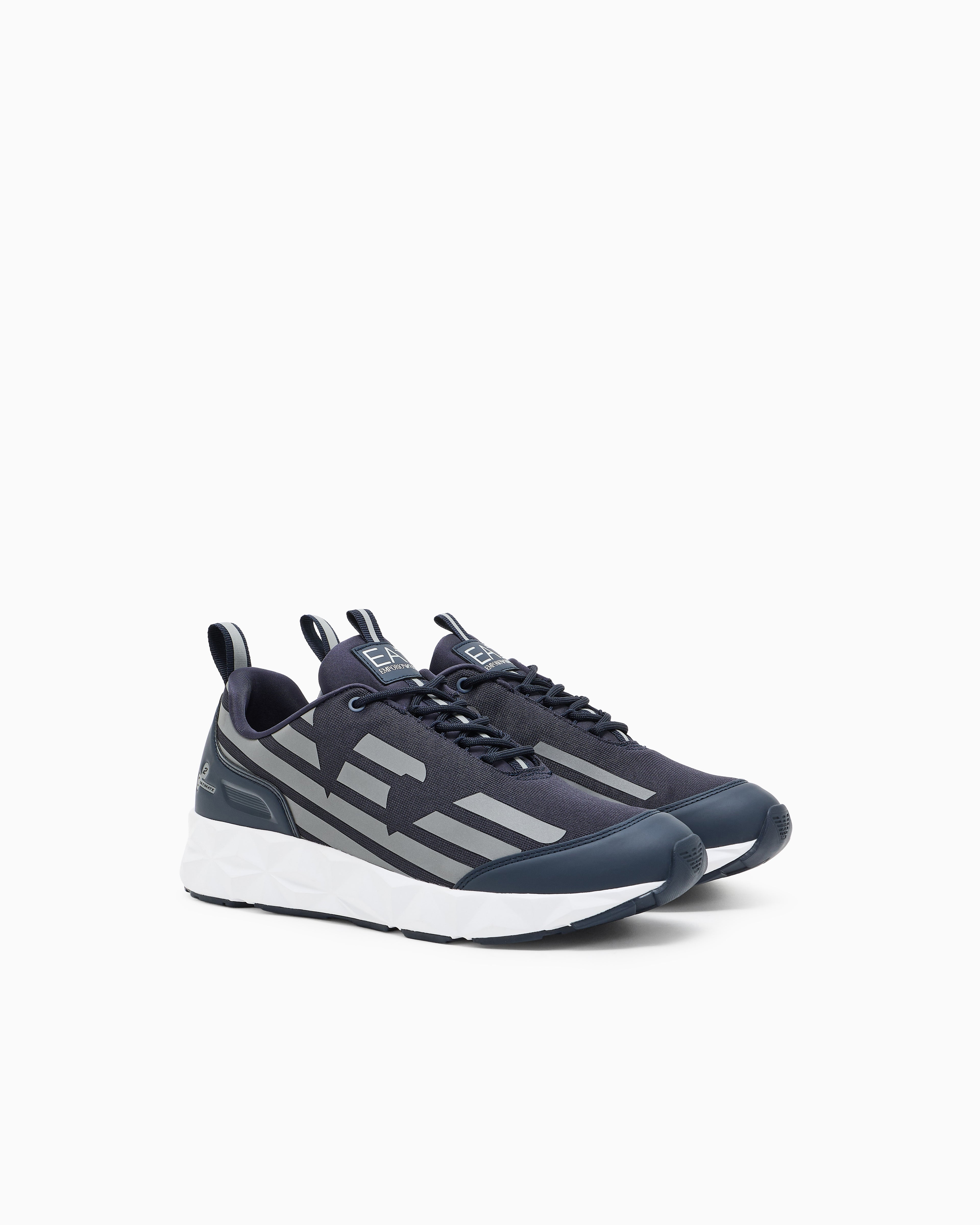 Ea7 Running Sneaker With Ultralight Sole Ultimate C2 Kombat New Blue