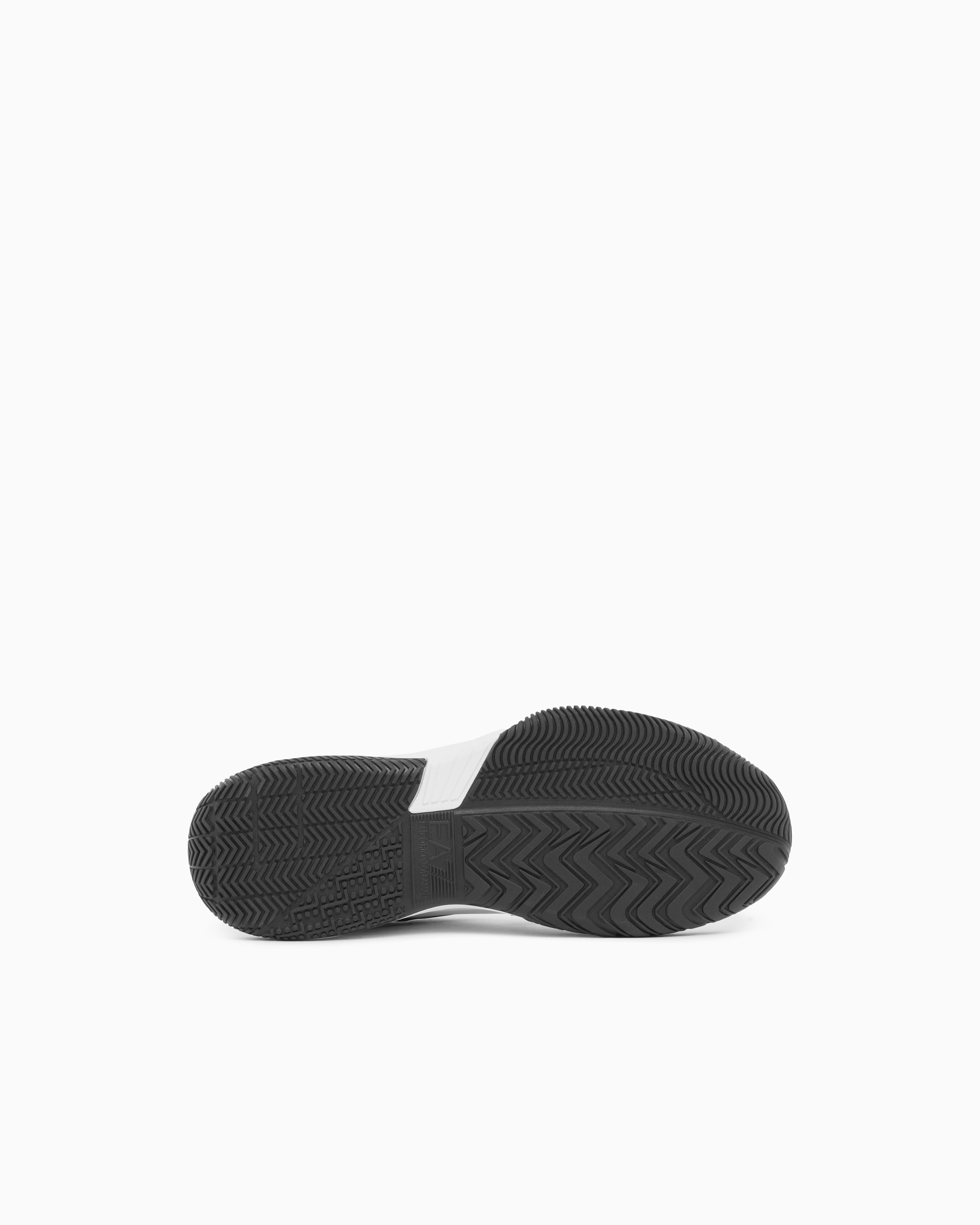 Ea7 Running Sneaker With A Breathable Mesh Upper New Padel Black
