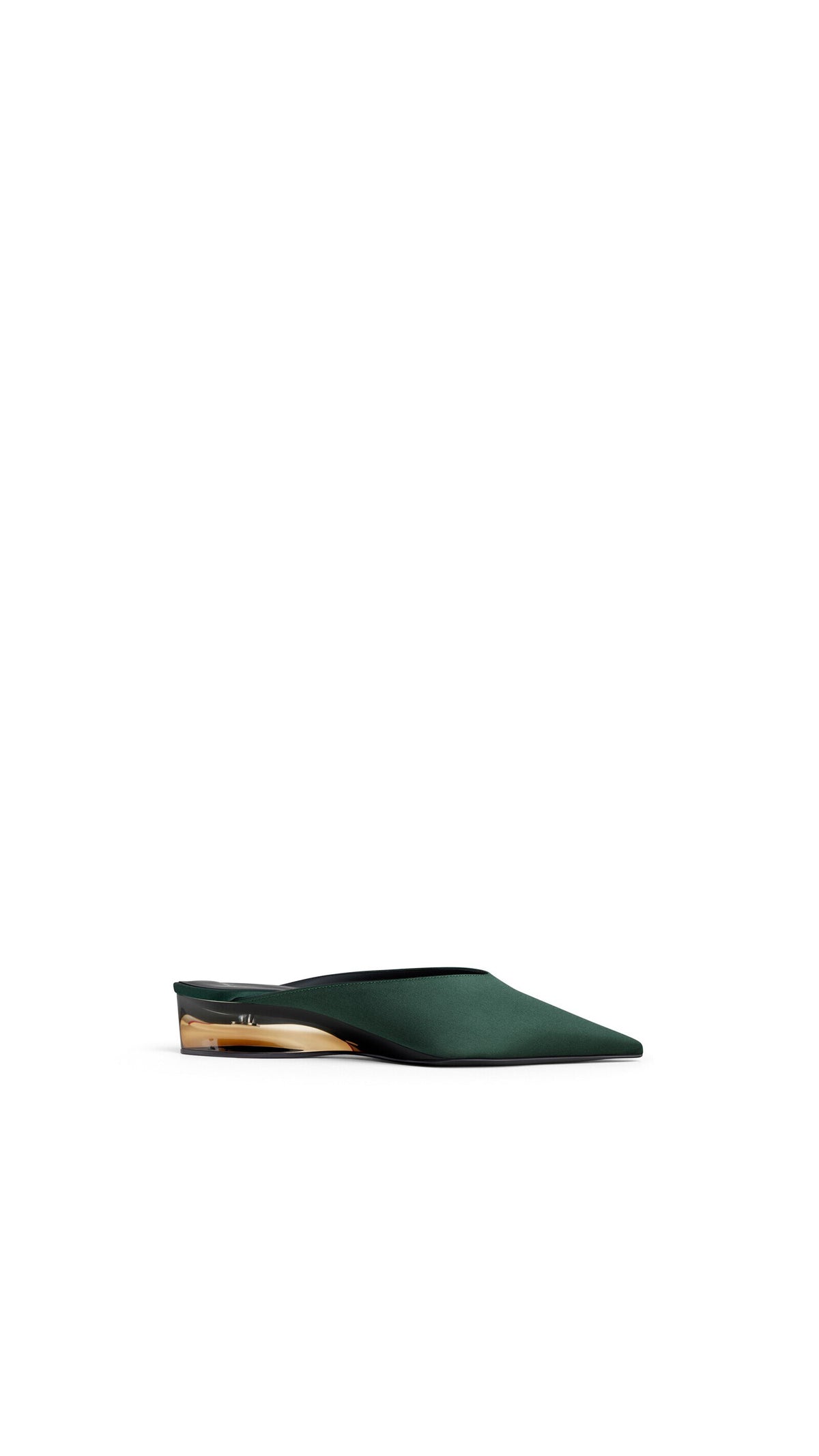 Alaïa Invisible Mules In Satin