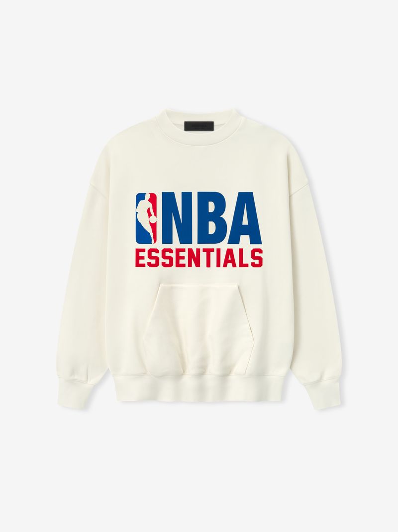 Essentials Nba Sport Crewneck Cream White