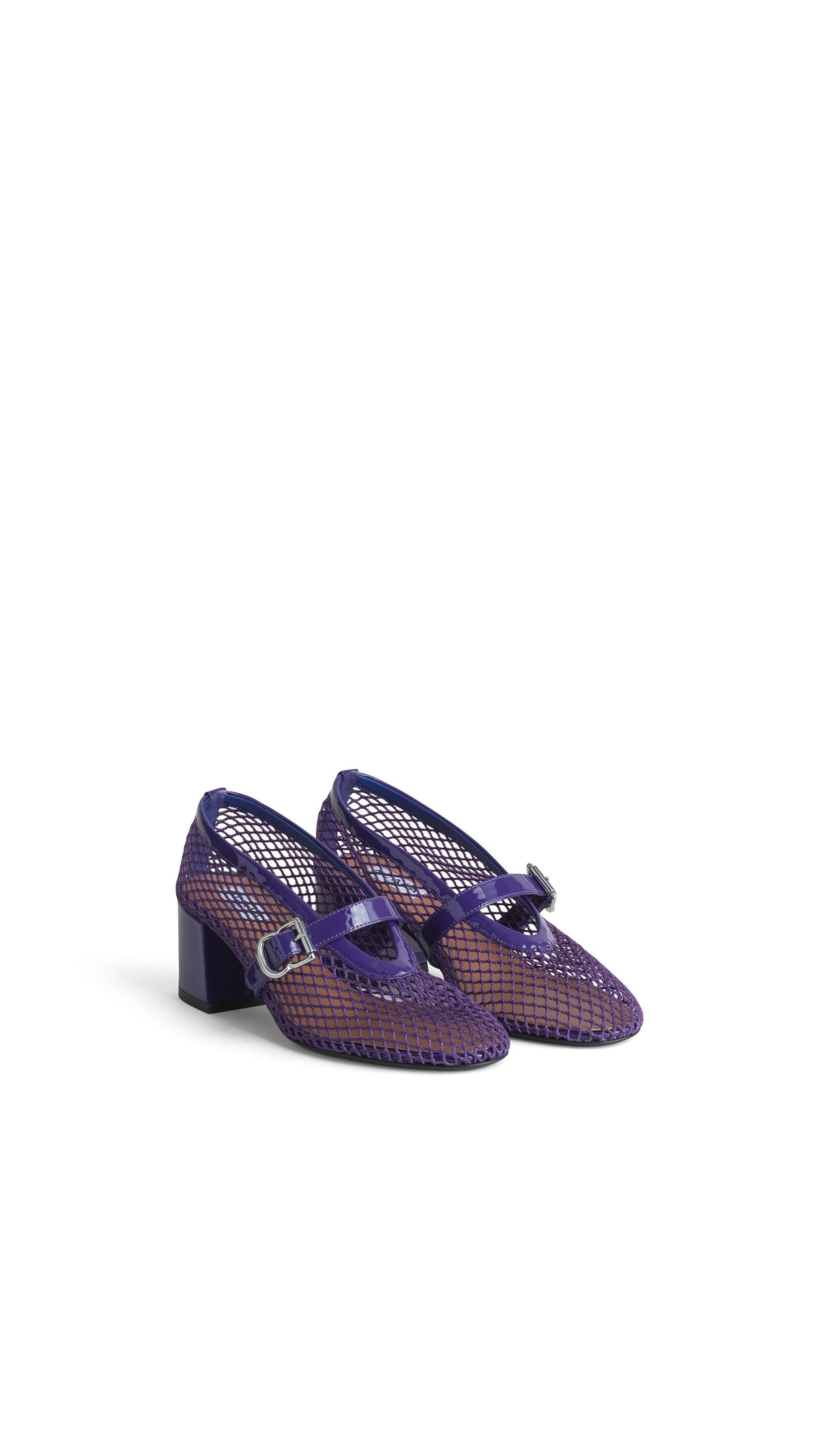 Alaïa Mary Janes 55 In Fishnet
