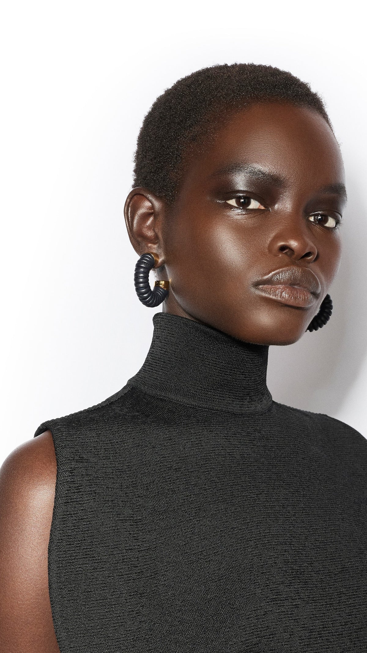 Alaïa Small Bobine Hoops