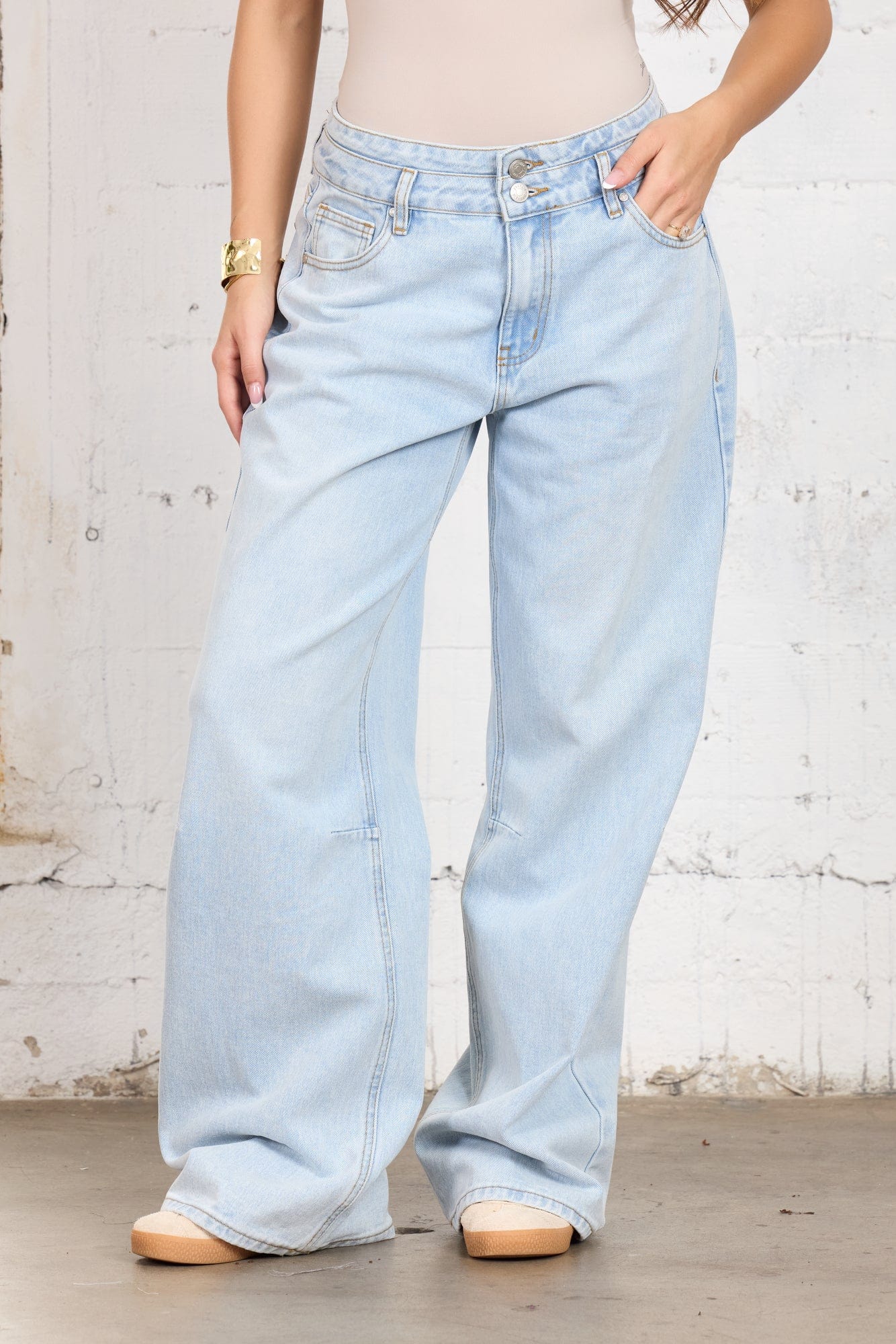 YoungLA W279 Sundown Jeans Light Wash