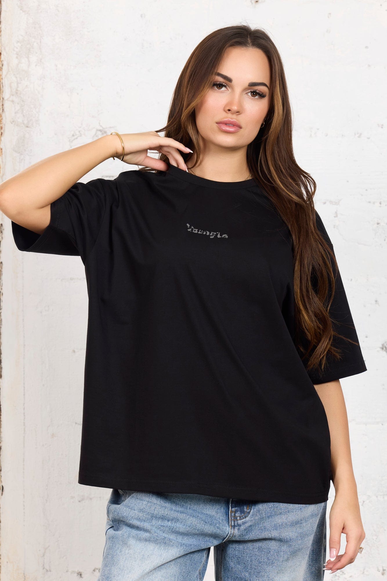 YoungLA W497 Off Duty Tee Black