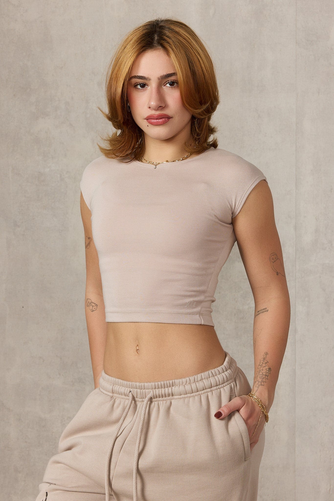 YoungLA W478 Irreplaceable Tee Mushroom