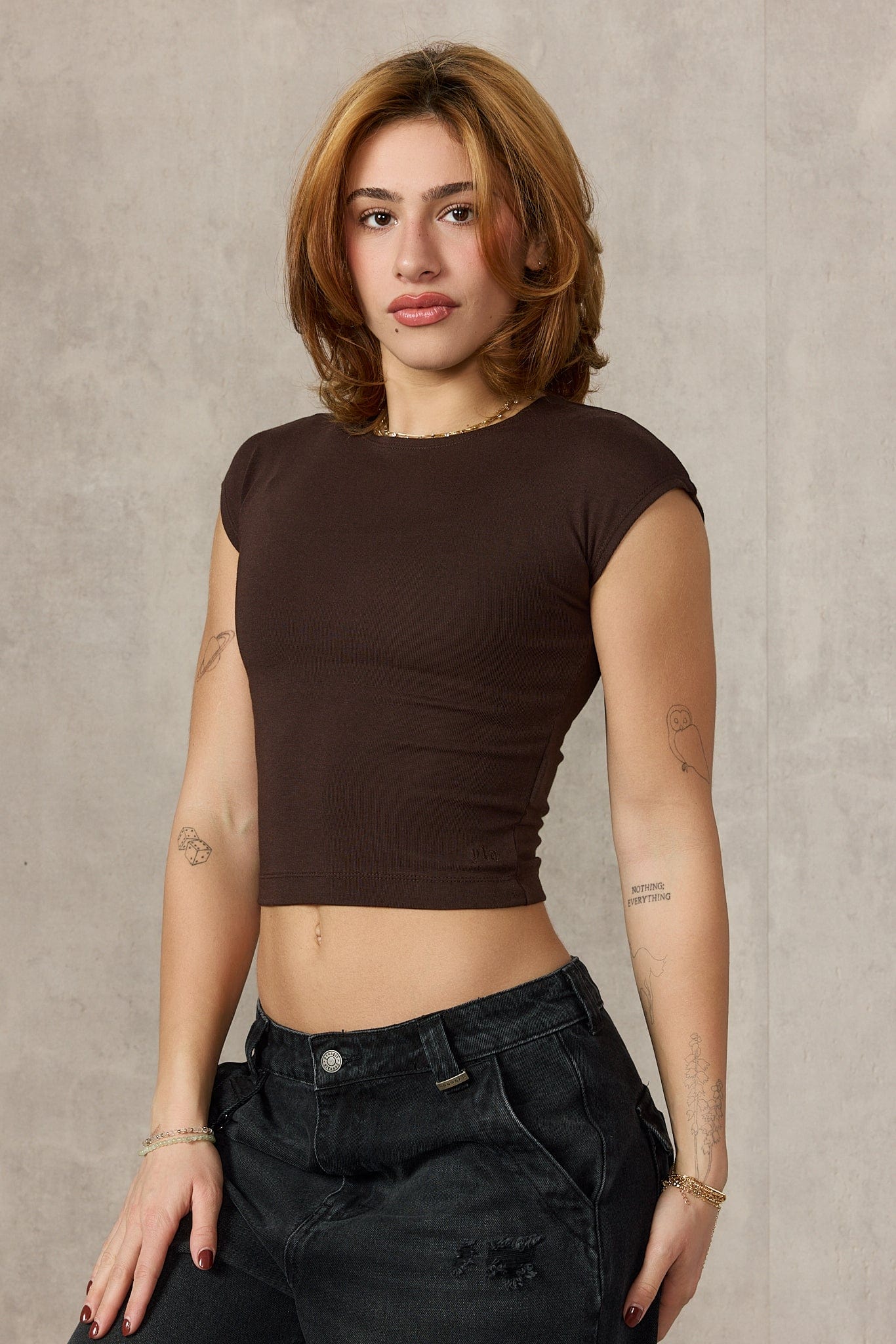 YoungLA W478 Irreplaceable Tee Brown
