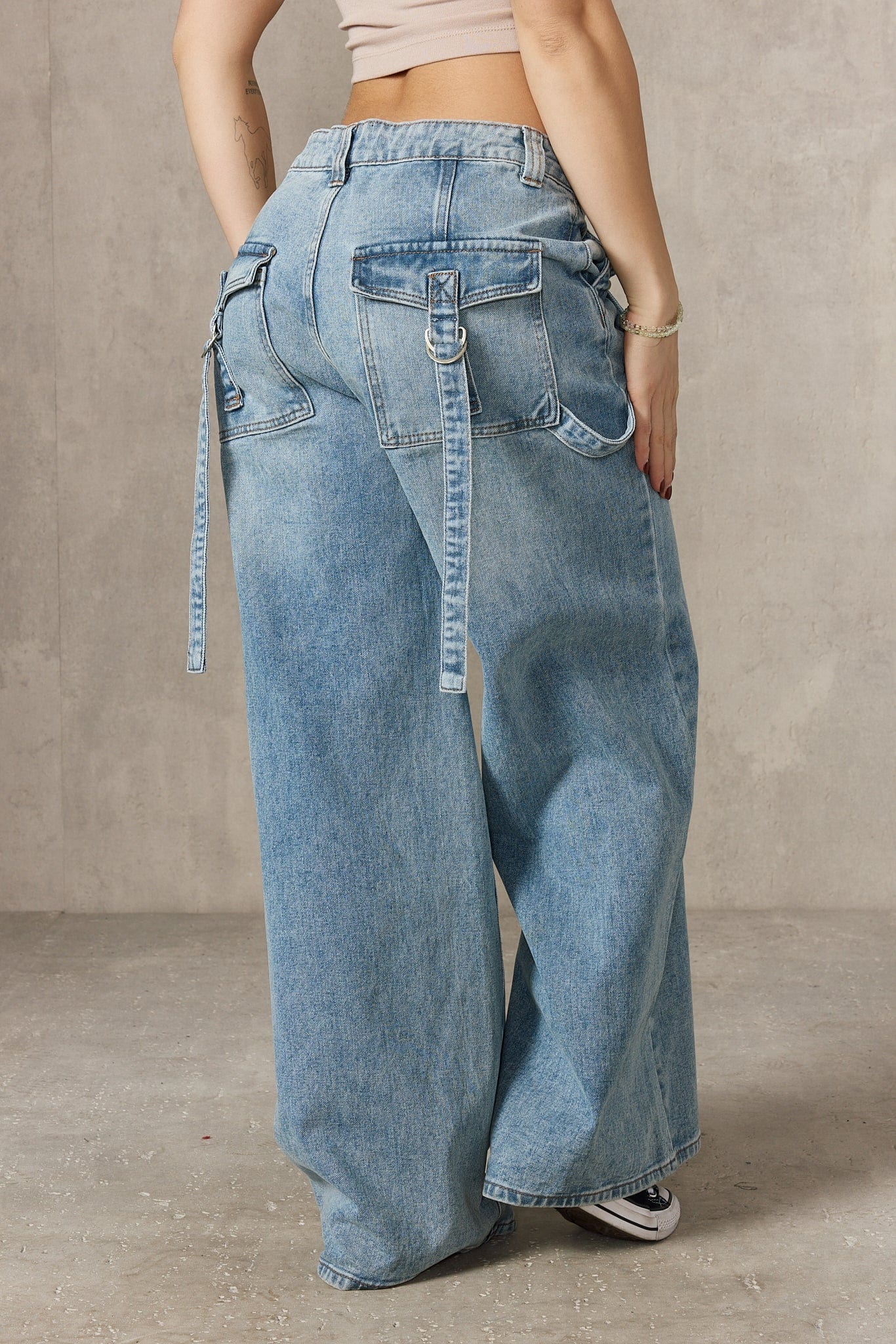 YoungLA W266 Impact Jeans Vintage Blue