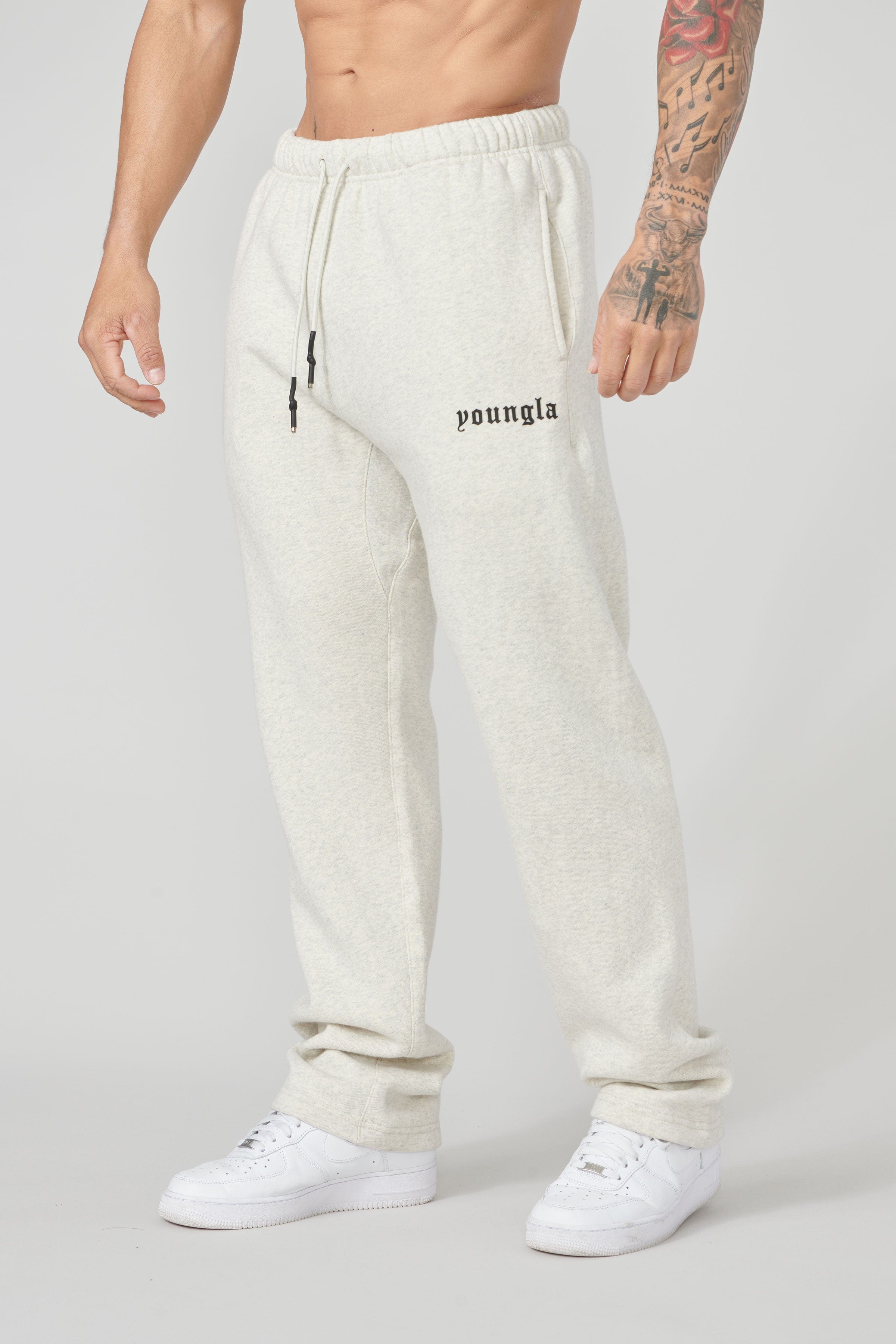 YoungLA 216 Eternal No Cuff Sweats Oatmeal