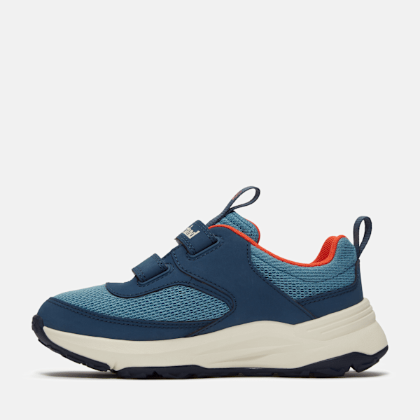 Timberland Youth Motion Access Hook-And-Loop Sneaker Medium Blue Mesh