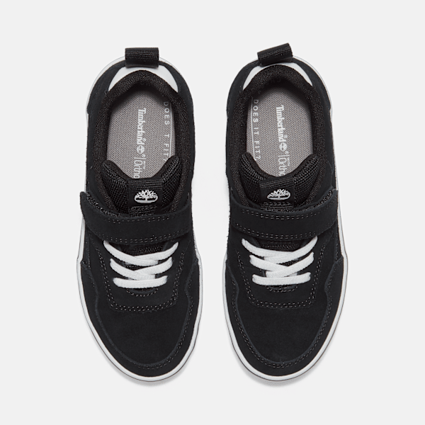 Timberland Youth Stone Jump Sneaker Black Suede