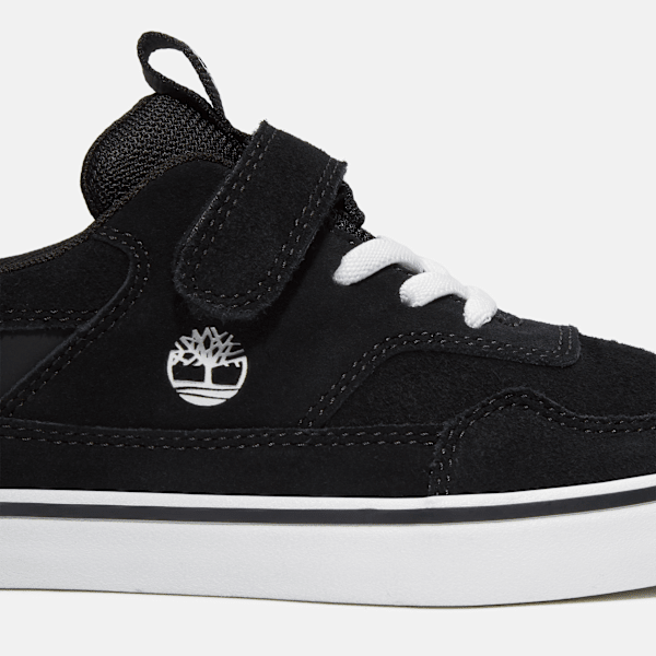 Timberland Youth Stone Jump Sneaker Black Suede
