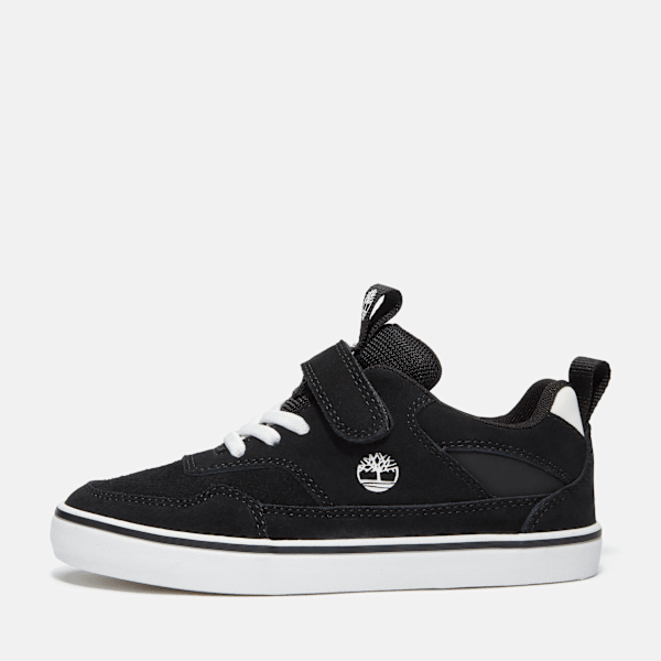Timberland Youth Stone Jump Sneaker Black Suede