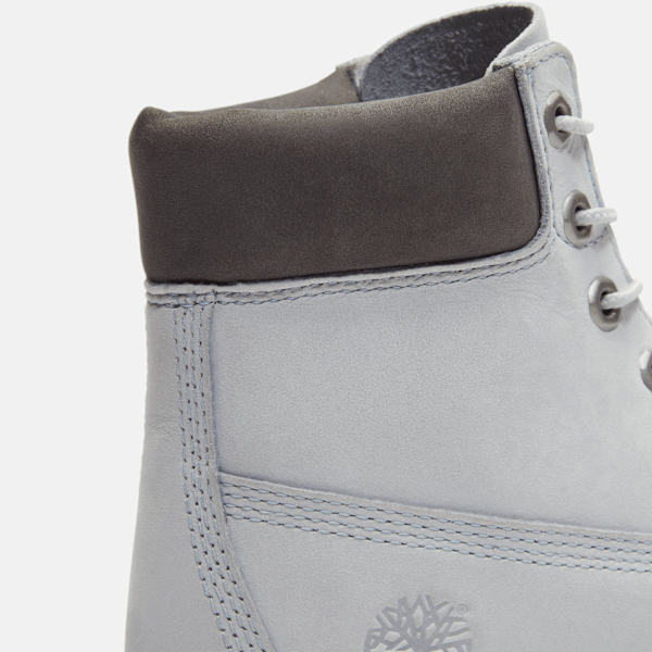 Youth Timberland Alpine Glacier 6-Inch Waterproof Boot Glacier Grey Nubuck