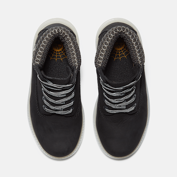 Youth Timberland Premium 6-Inch Waterproof Boot Black Nubuck