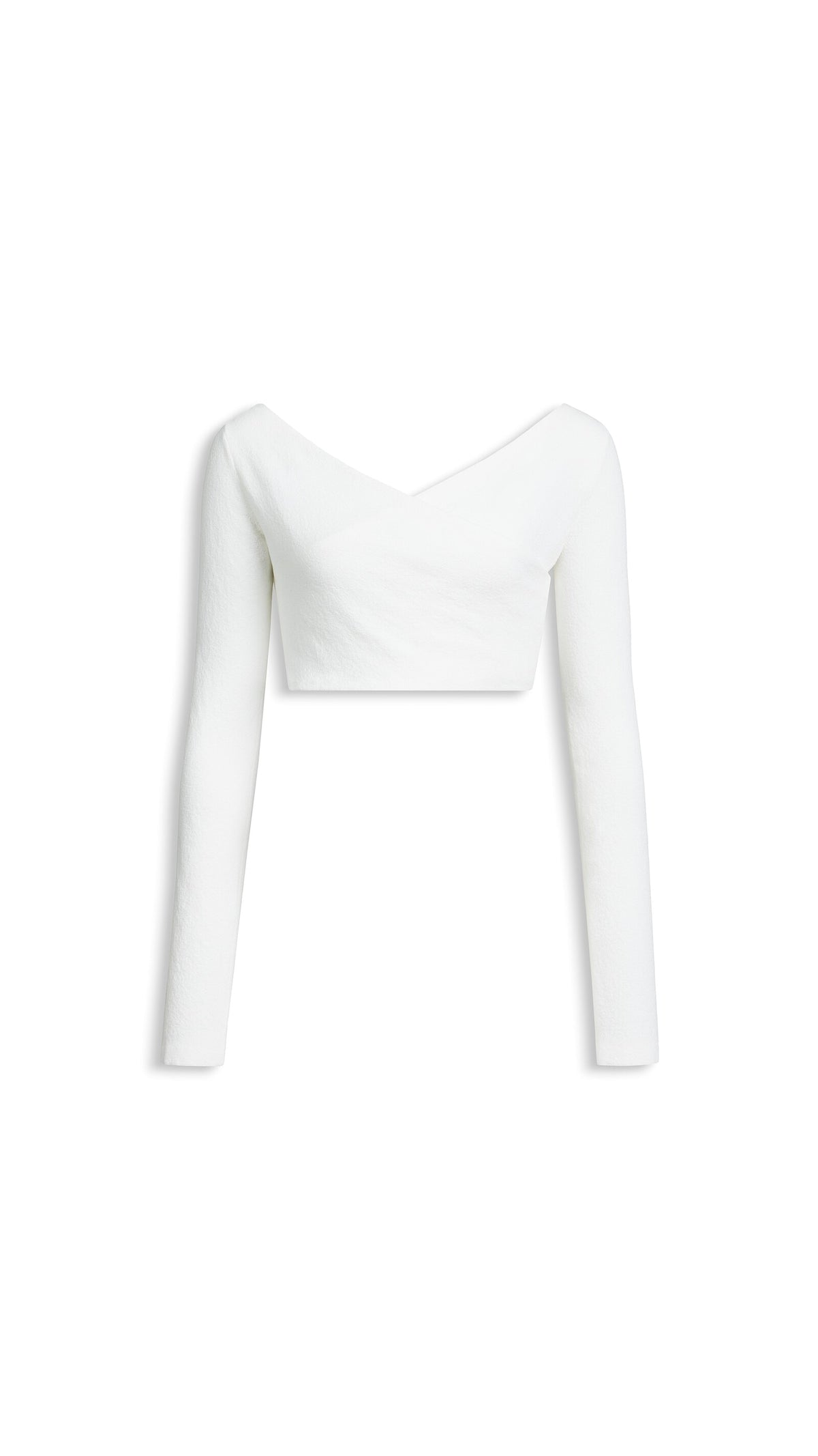 Alaïa Cotton Crepe Wrapped Top