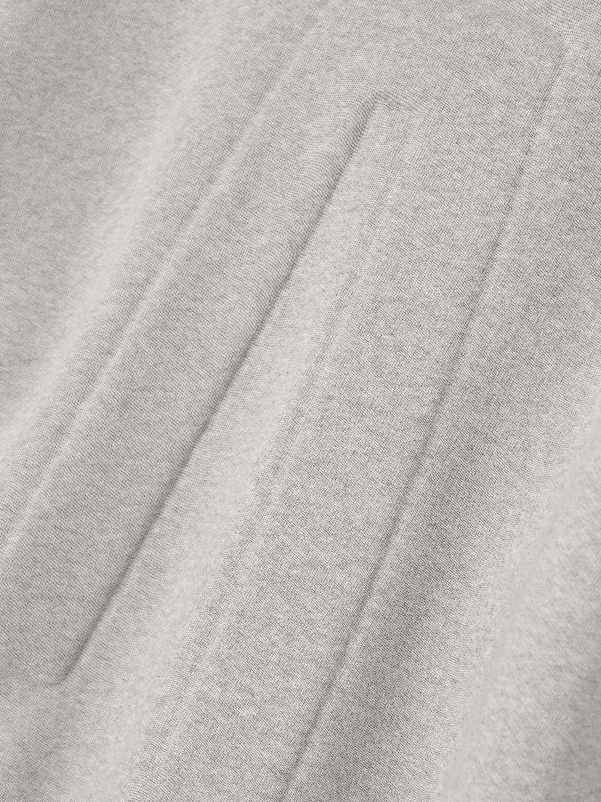 Essentials Athletics Zip Up Hoodie Melange Grey