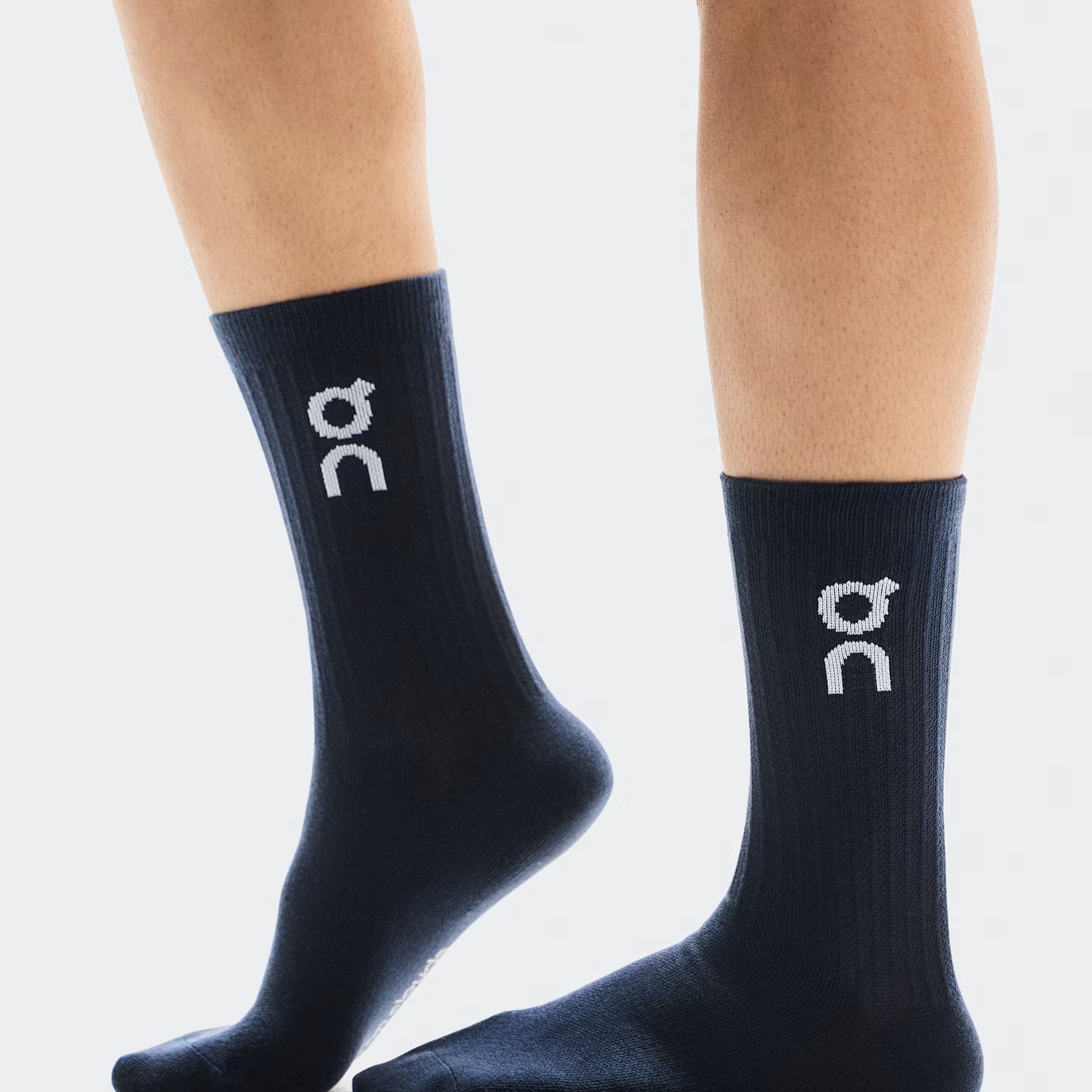 On Logo Sock High 3P Navy