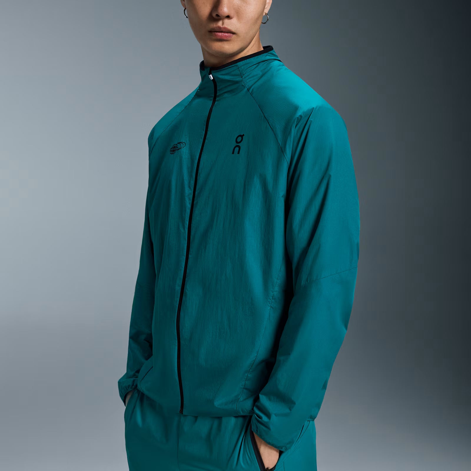 On Track Jacket Beams Evergreen