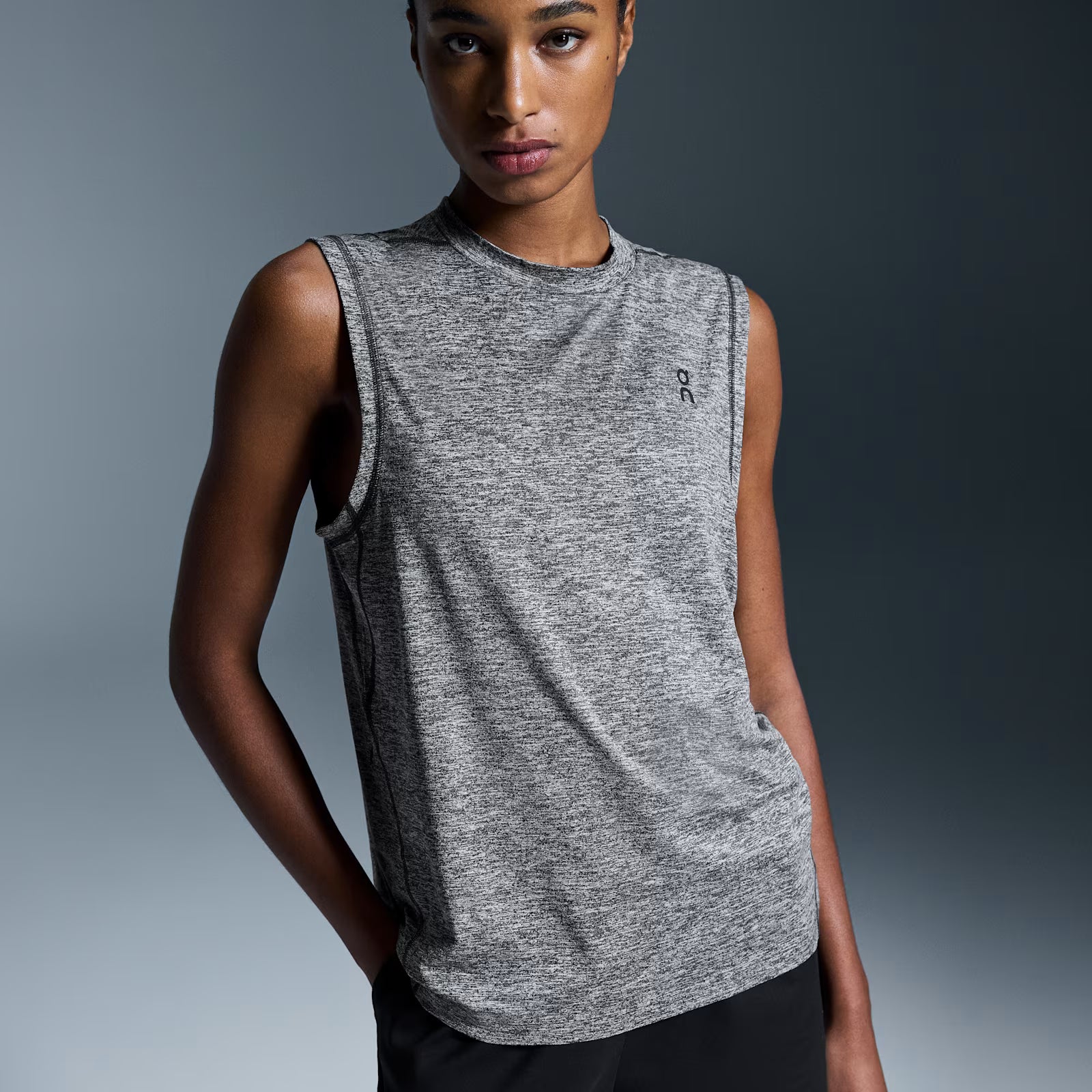 On Courtside Tank Graphite (Women'S)