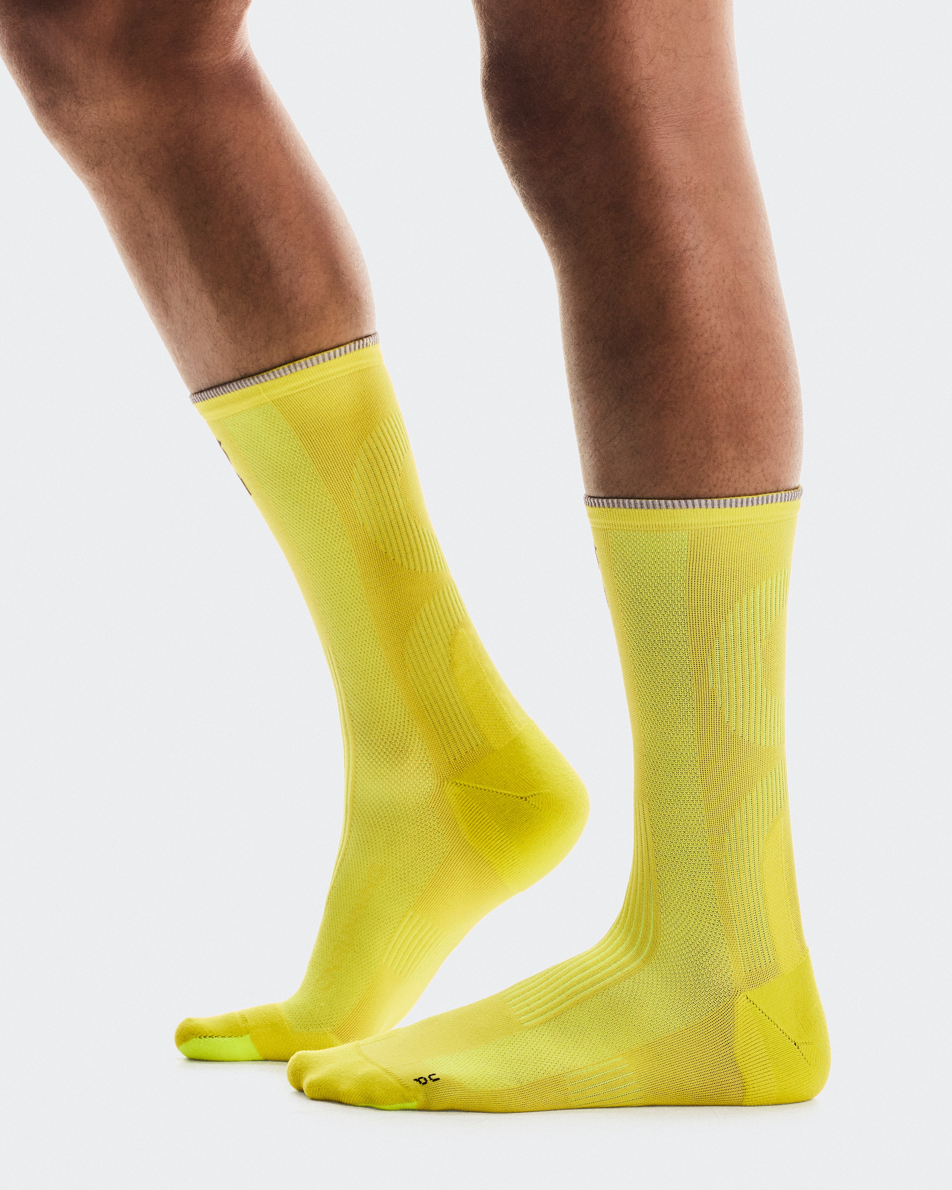 On Elite Run Sock High Lime