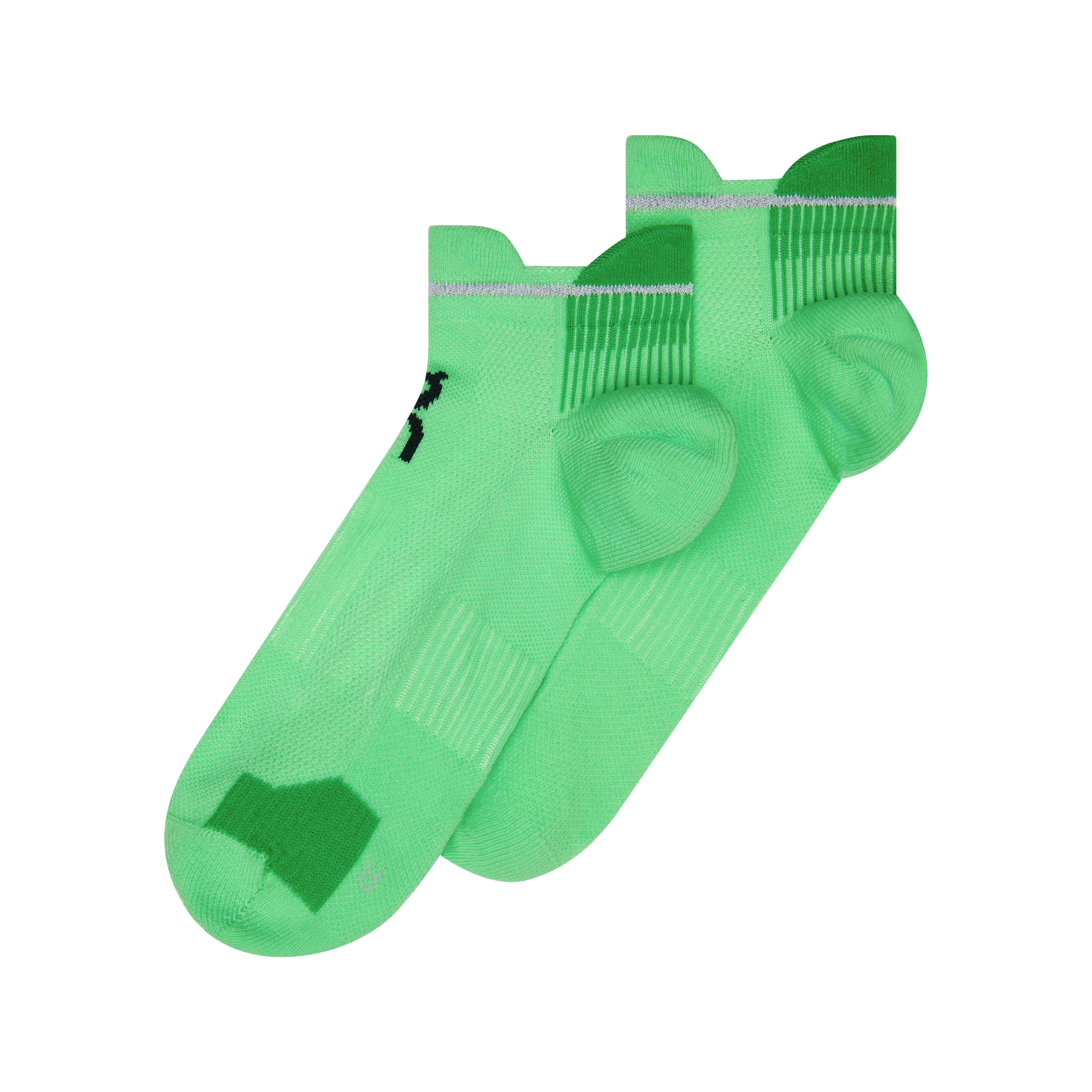 On Performance Run Sock Low Honeydew | Parsley