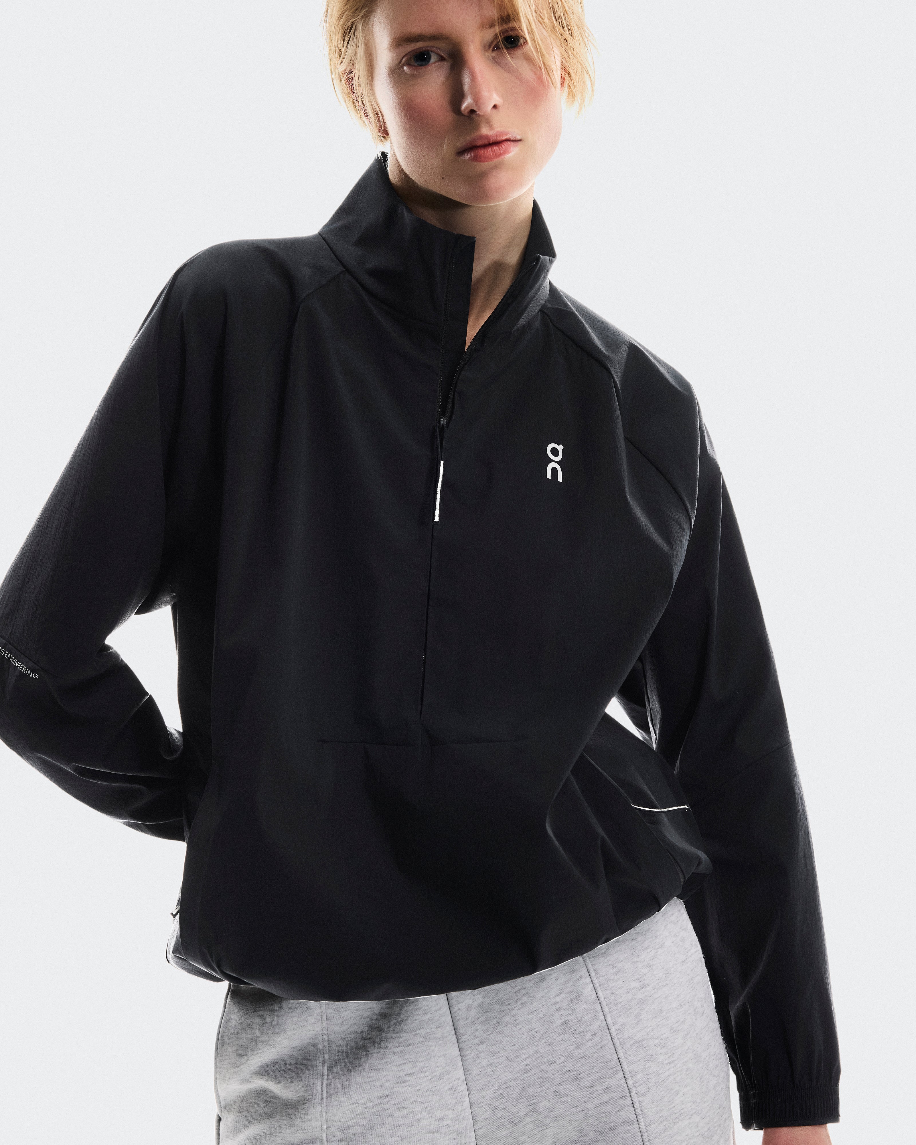 On All-Day 1/2 Zip Jacket Black (Women'S)