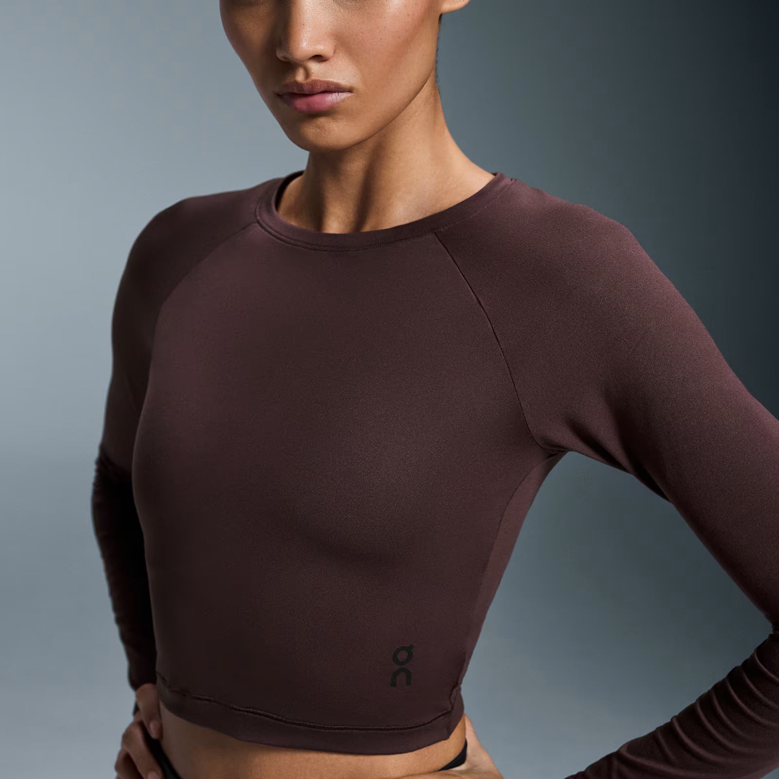 On Movement Long-T Crop Mulberry (Women'S)