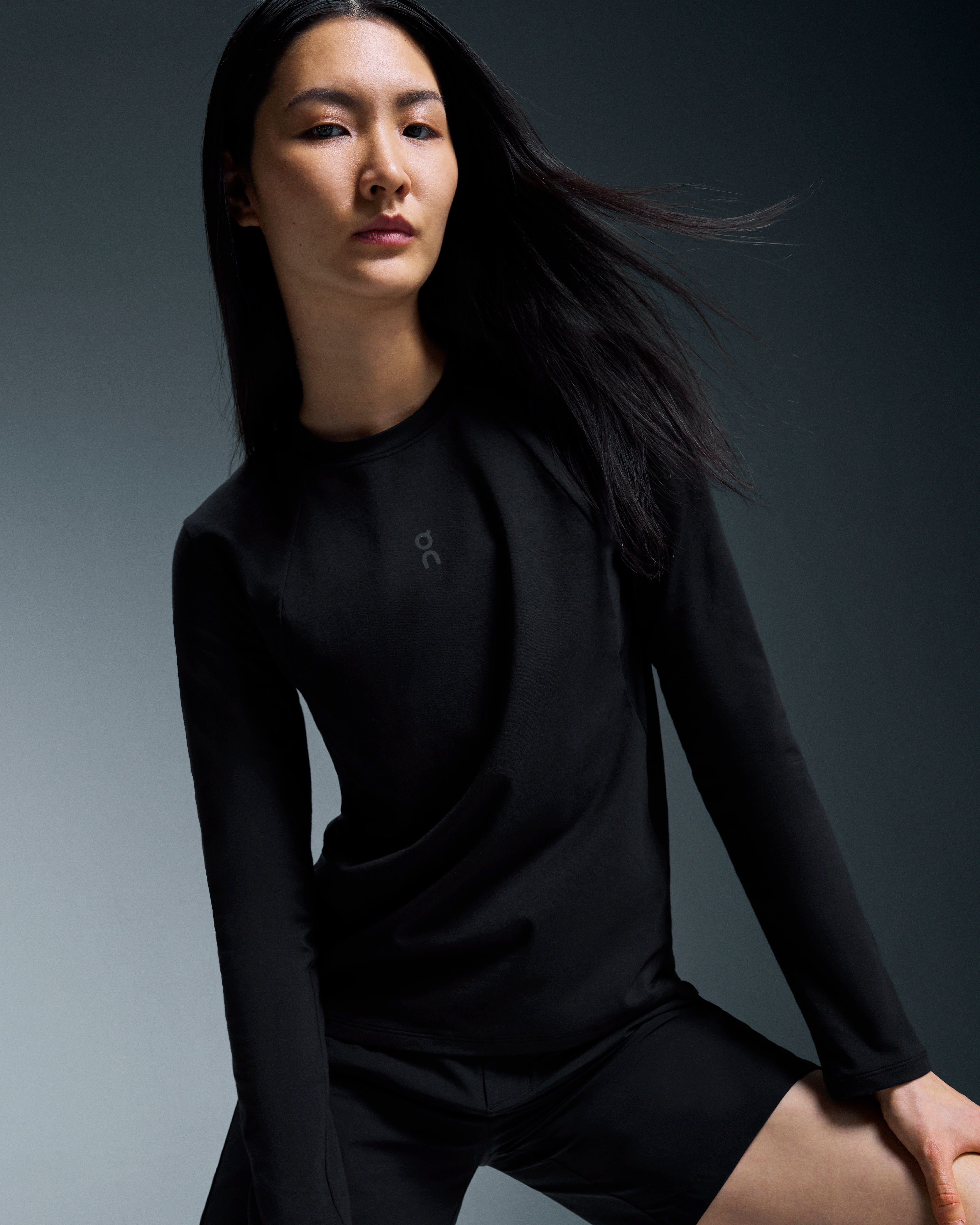 On Trek Long-T Black (Women's)