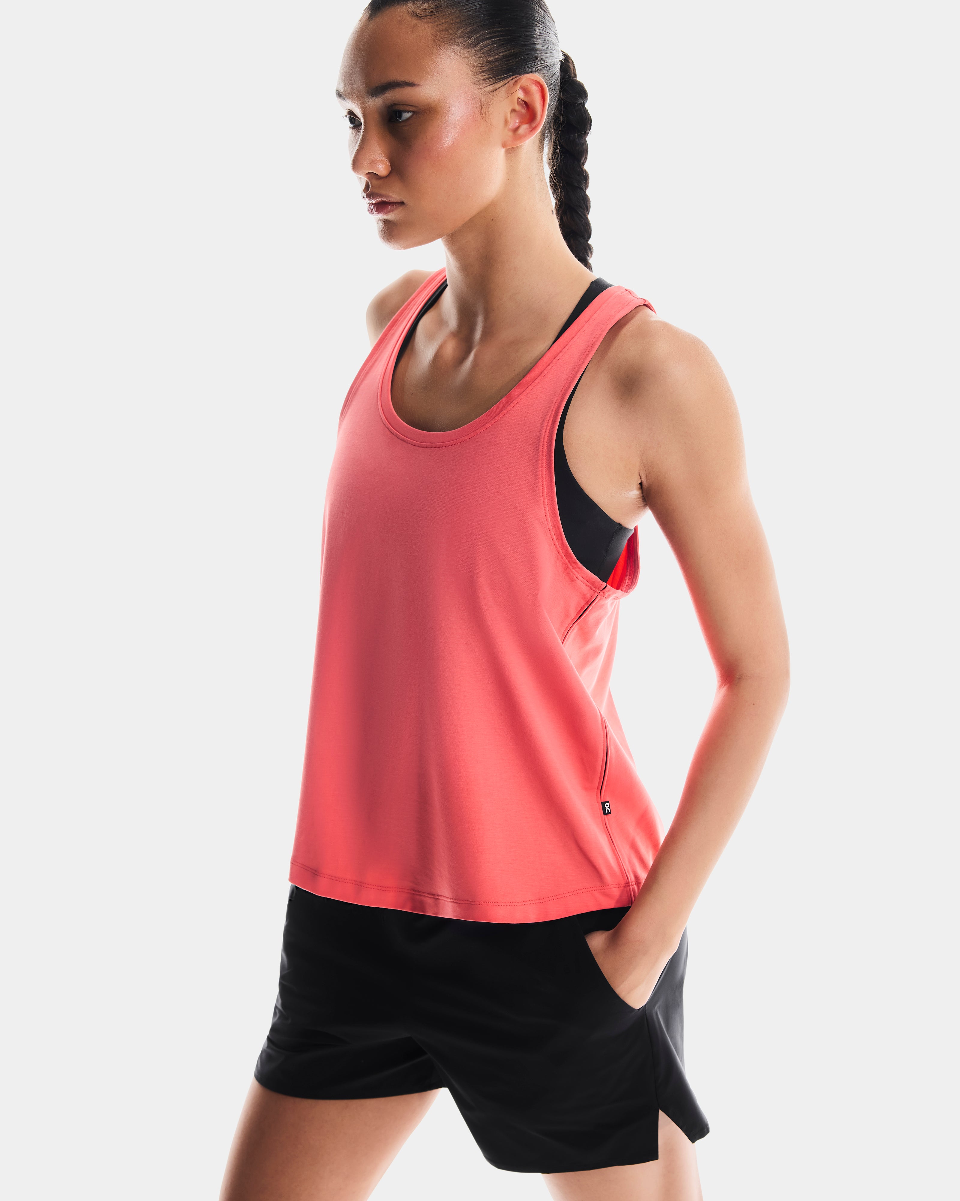 On Focus Tank Coral (Women'S)