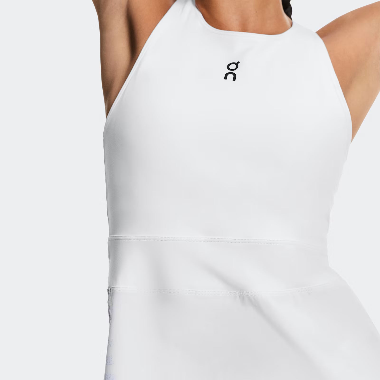 On Court Dress Split Edge White | Black (Women'S)