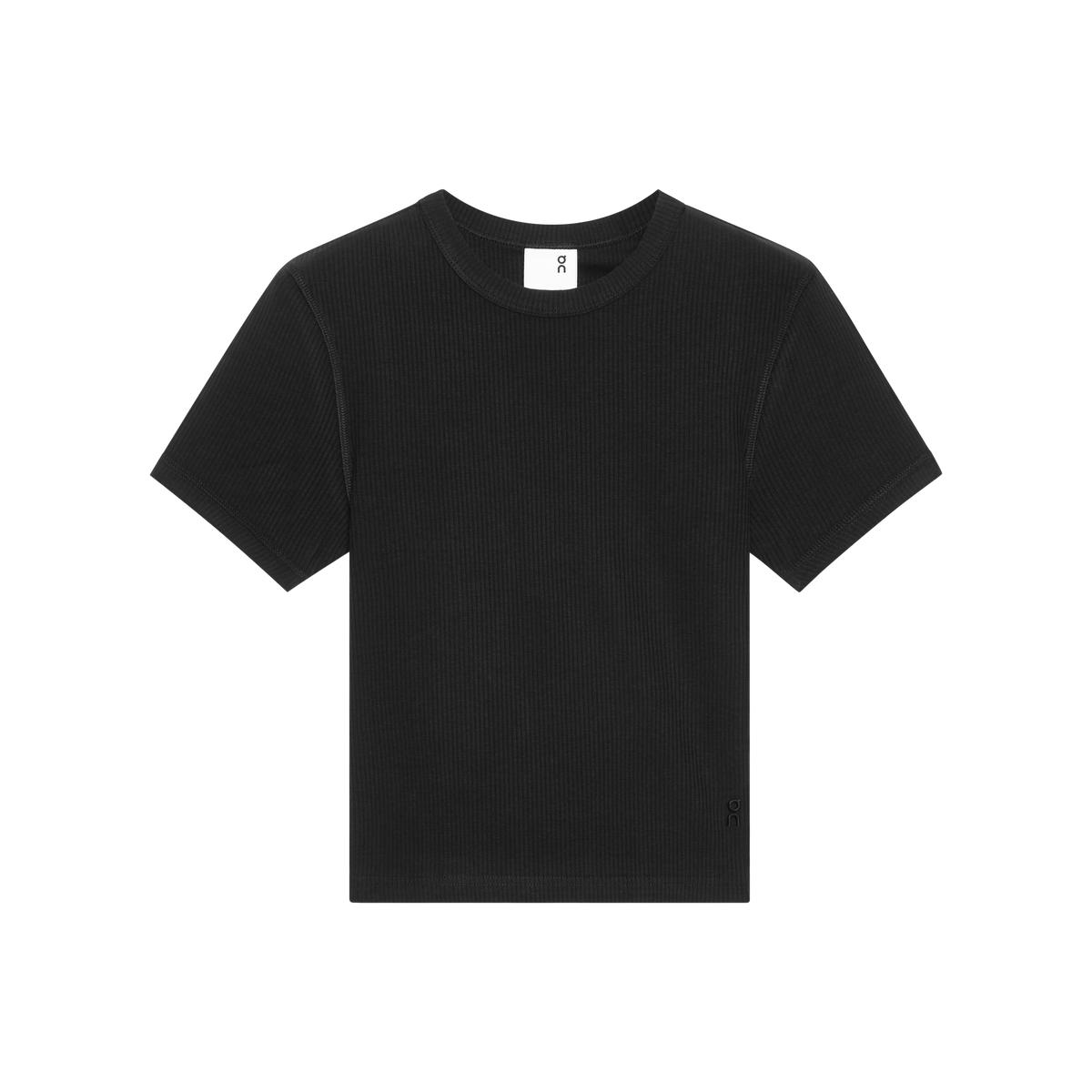 On All-Day Ribbed T-Shirt Black (Women'S)